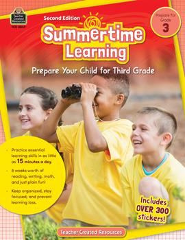 Paperback Summertime Learning, Second Edition (Prep. for Gr. 3) Book