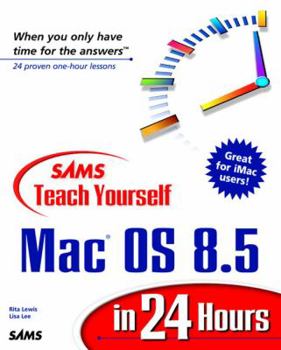 Paperback Teach Yourself Mac OS 8.5 in 24 Hours Book