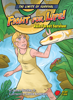 Paperback Fight for Life!: Rain Forest Survivor Book