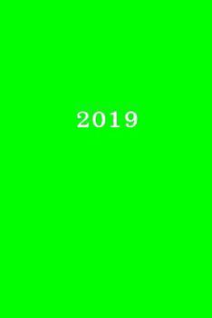 Paperback 2019: Kalender/Terminplaner: 1 Woche auf 2 Seiten, Format ca. A5, Cover gr?n [German] Book
