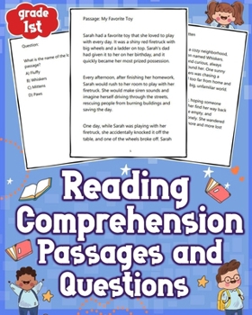 Paperback Reading Comprehension Passages and Questions 1st Grade: Enhance Learning with Comprehensive Reading Comprehension Passages and Questions - 1st grade 1 Book