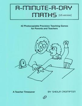 Paperback A-Minute-A-Day Maths (Us ): 42 Photocopiable 1 Minute Mental Math Challenges. Using Precision-Teaching Principles, They Offer Focused Practice of Book