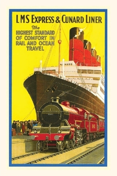 Paperback Vintage Journal Ship and Rail Book