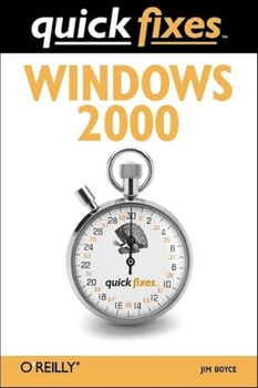Paperback Quick Fixes Windows 2000 Book