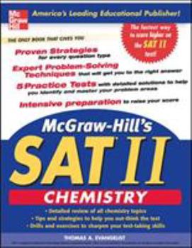 Paperback McGraw-Hill's SAT II: Chemistry Book