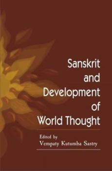 Hardcover Sanskrit and Development of World Thought Book