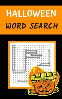 Paperback Halloween Word Search: Puzzle Book for Adults and Teens Book