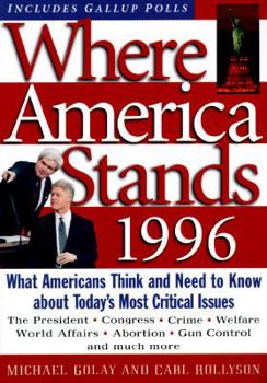 Paperback Where America Stands 1996 Book