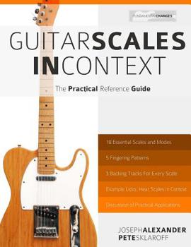 Paperback Guitar Scales in Context: The Practical Reference Guide Book