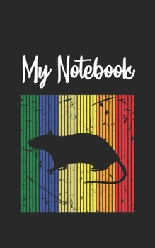 My Notebook: Rat  Retro And Vintage Style 100 Pages And Lined