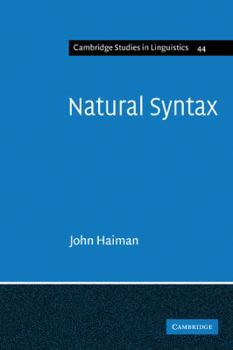 Paperback Natural Syntax: Iconicity and Erosion Book