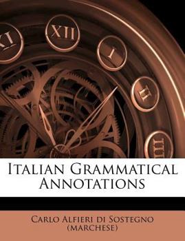 Paperback Italian Grammatical Annotations Book