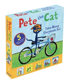 Hardcover Pete the Cat Take-Along Storybook Set: A Box of 5 Books Book