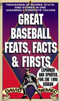 Mass Market Paperback Great Baseball Feats, Facts, and Firsts 1996 Book