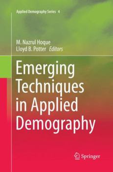 Paperback Emerging Techniques in Applied Demography Book