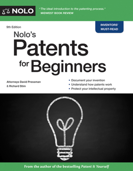 Paperback Nolo's Patents for Beginners: Quick & Legal Book