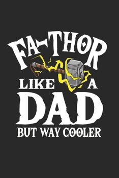 Carnet De Notes: P�re Thor Marteau Odin Cadeau Amusant Viking 120 Pages, 6X9 (Environ A5), Quadrill�