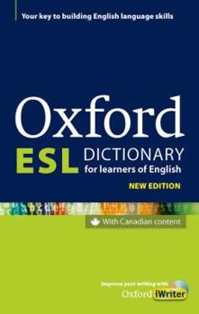 Paperback Oxford Esl Dictionary: Oxford Esl Dictionary with CD-Rom, New Edition Book