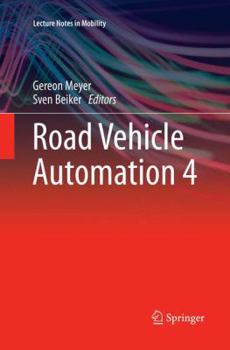 Paperback Road Vehicle Automation 4 Book