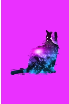 Universe: Cat and Universe Perfect Gift Dot Grid Notebook/Journal (6"x9")
