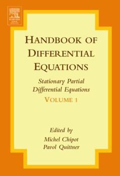 Hardcover Handbook of Differential Equations: Stationary Partial Differential Equations Book
