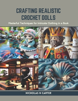 Paperback Crafting Realistic Crochet Dolls: Masterful Techniques for Intricate Clothing in a Book