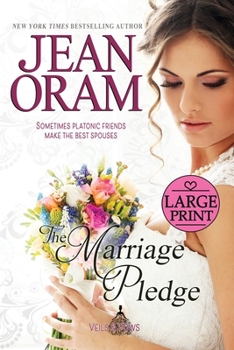 Paperback The Marriage Pledge: A Marriage Pact Romance [Large Print] Book