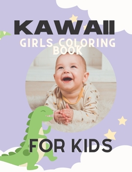 Paperback Kawaii Girls Coloring Book: For Kids Book