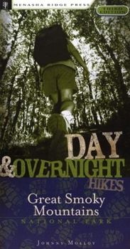 Paperback Day & Overnight Hikes Great Smoky Mountains National Park Book