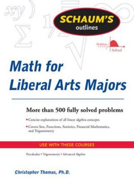 Paperback Math for Liberal Arts Majors Book