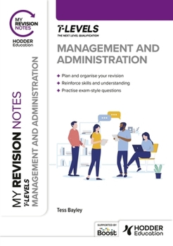 Paperback My Revision Notes: Management and Administration T Level Book