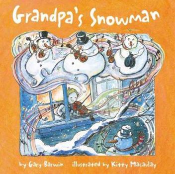 Paperback Grandpa's Snowman Book