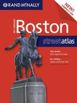 Paperback Ran Mcnally Get Around Boston, Massachusetts Street Atlas Book