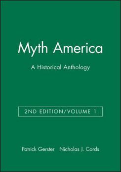 Paperback Myth America: A Historical Anthology, Volume 1 Book