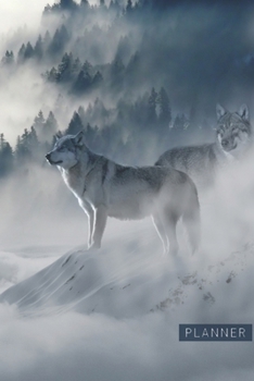 Planner: Wolf 1 Year Daily Planner (12 Months) | 2020 - 2021 | 365 Pages for Planning | January 20 - December 20 | Appointment Calendar Schedule | Plan Each Day Set Goals & Get Stuff Done