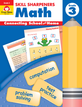 Paperback Skill Sharpeners Math Grade 3 Book