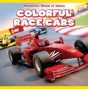 Library Binding Colorful Race Cars Book