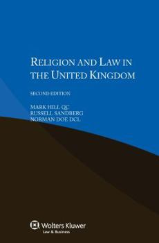 Paperback Religion and Law in the United Kingdom Book