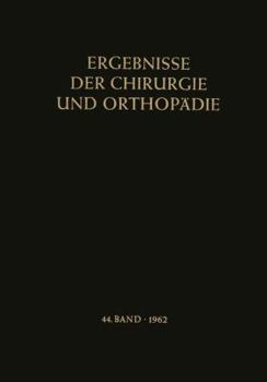 Paperback Ergebnisse Der Chirurgie Und Orthopädie [German] Book