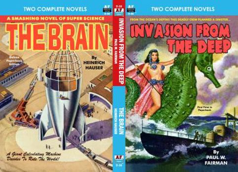 Paperback Invasion from the Deep & The Brain Book