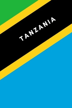 Paperback Tanzania: Country Flag A5 Notebook to write in with 120 pages Book