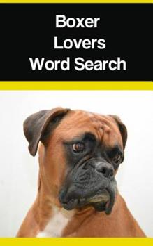 Paperback Boxer Lovers Word Search Book