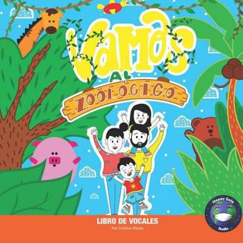 Paperback Vamos al zoológico: Libro de vocales [Spanish] Book