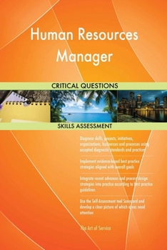 Paperback Human Resources Manager Critical Questions Skills Assessment Book