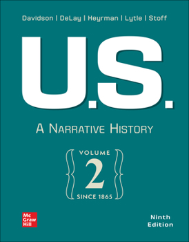 Paperback Looseleaf for U.S.: A Narrative History, Volume 2: Since 1865 Book