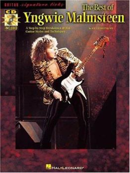 Paperback The Best of Yngwie Malmsteen: A Step-By-Step Breakdown of His Guitar Styles and Techniques Book