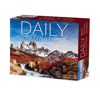Calendar Daily Destinations 2025 6.2 X 5.4 Box Calendar Book