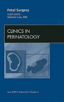 Hardcover Fetal Surgery, an Issue of Clinics in Perinatology: Volume 36-2 Book