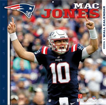 Calendar New England Patriots Mac Jones 2024 12x12 Player Wall Calendar Book