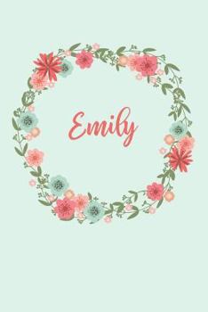 Paperback Emily: Personalized Girl's Notebook Book